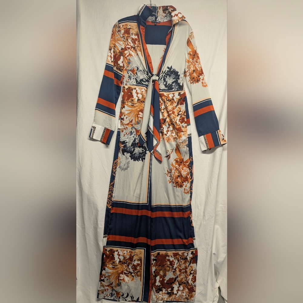 Fashion Nova Floral Print Jumpsuit